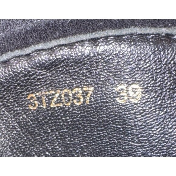 PRADA Women's Black Milano Suede Lace-Up Wedge Boots Booties Size 39/US 9 - Picture 8 of 8